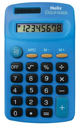 Basic Calculator Blue Helix 979118